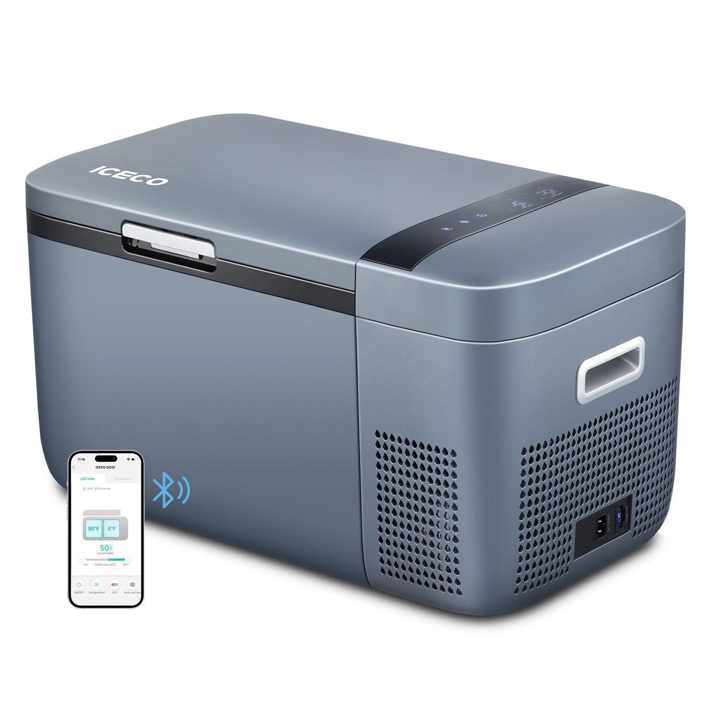 21QT GO20 Dual Zone 12V Portable Freezer | ICECO