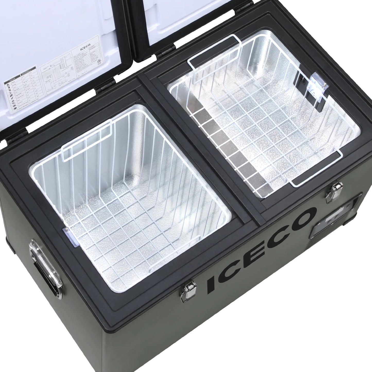 68.6QT VL65 Dual Zone Portable Fridge Combo