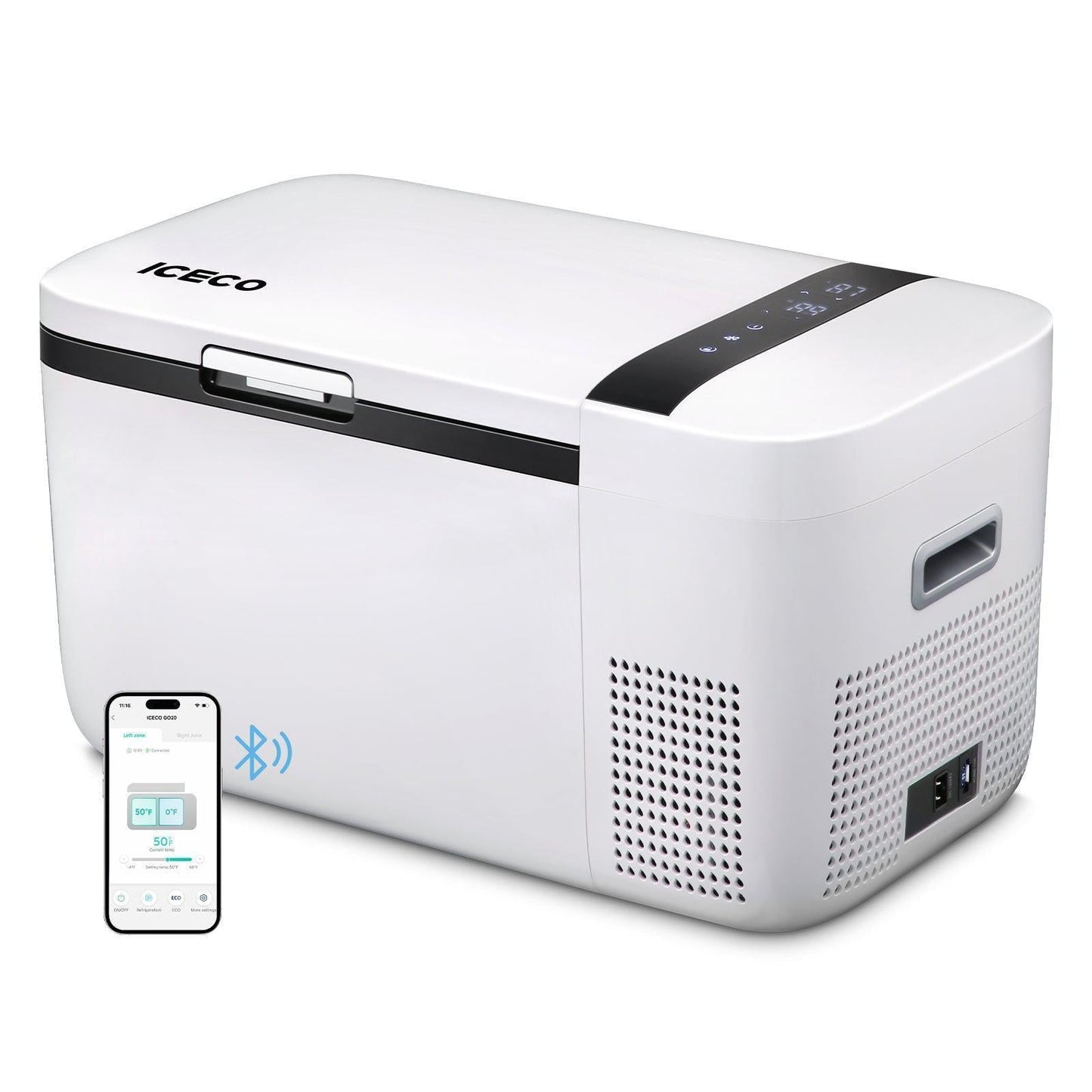 21QT GO20 Dual Zone 12V Portable Freezer | ICECO
