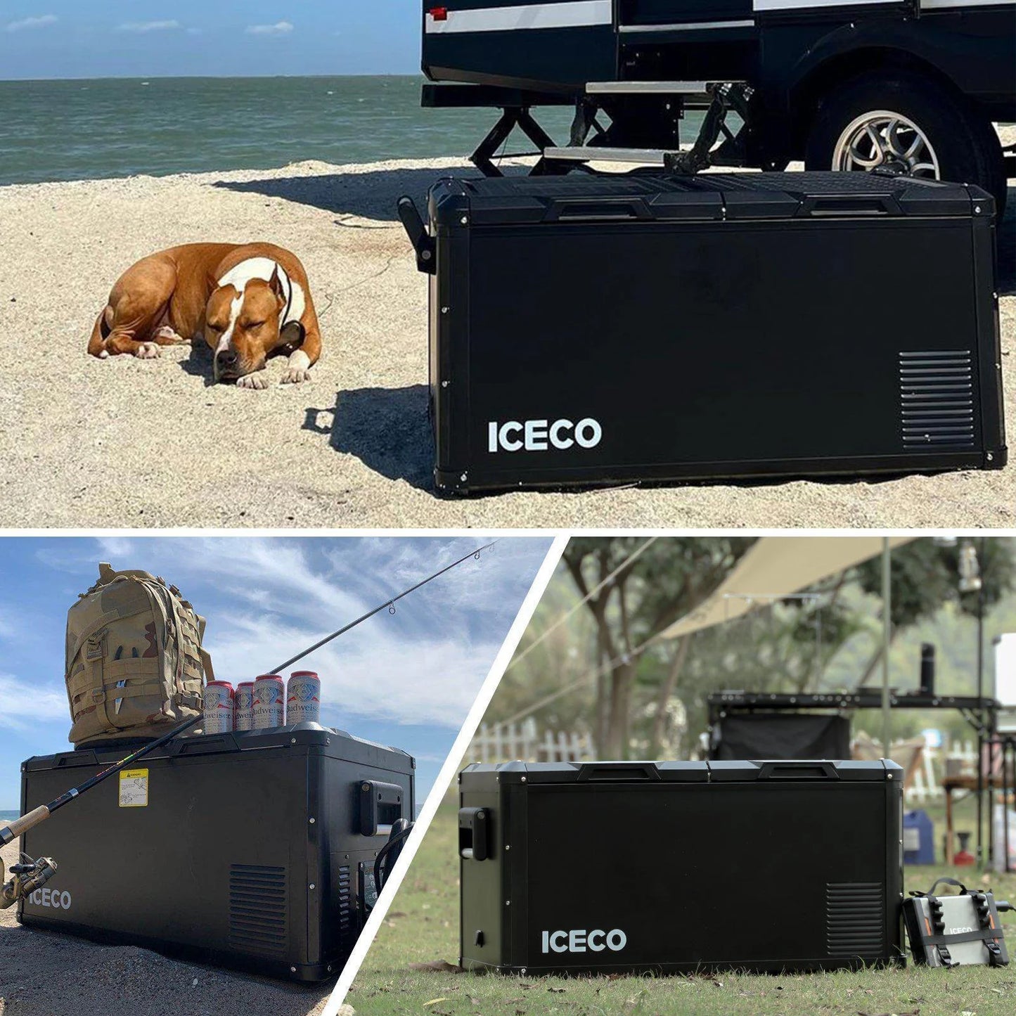 95QT VL90ProD Dual Zone RV 12 volt Fridge Plug in Cooler